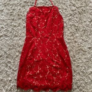 Tobi Red Dress